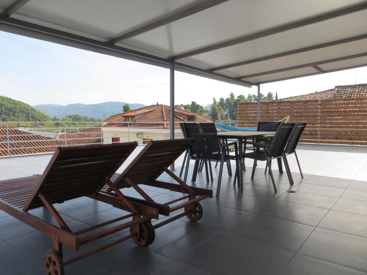 Leonidaion Guesthouse Ancient Olympia Eksteriør bilde Rooftop terrace